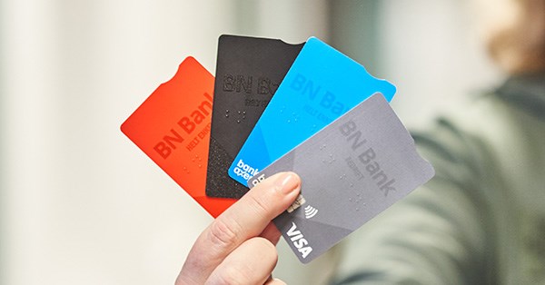 Bankkort, kredittkort, barnekort og bedriftskort i BN Bank