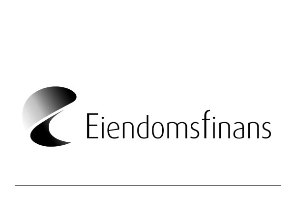 Logo fra Eiendomsfinans, til illustrasjon for samarbeidspartnere i BN Bank
